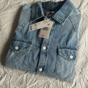 BDG (Urban Outfitters) Men's Denim Shirt - Blue
